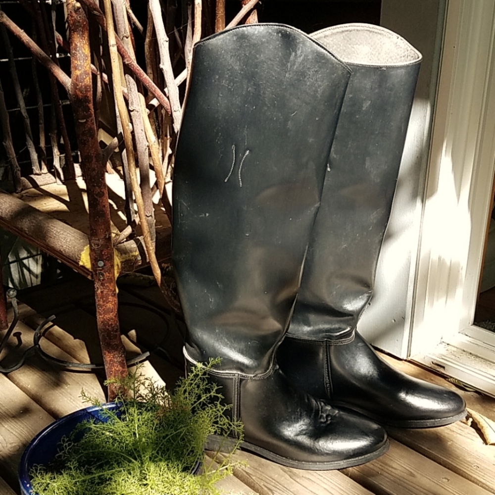 Children's Black English Riding Boots